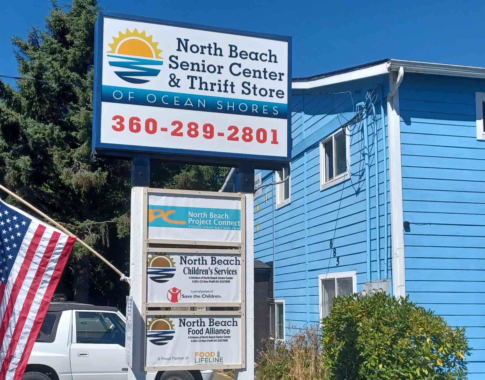 North Beach Senior Center Sign